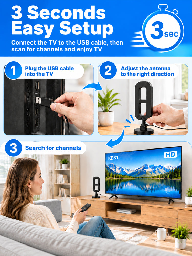 Quantum Starlink TV Receiver (HD Digital Antenna)