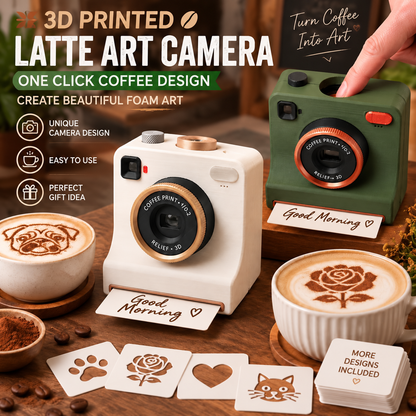 ☕ 🎨 Smart Latte Art Maker Camera Tool – Create Beautiful Latte Designs at Home