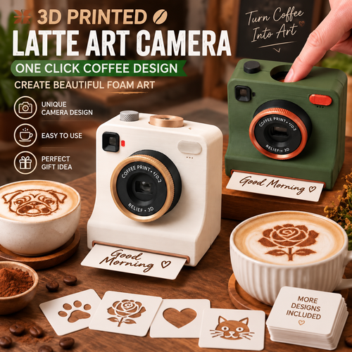 ☕ 🎨 Smart Latte Art Maker Camera Tool – Create Beautiful Latte Designs at Home