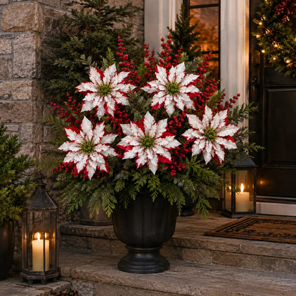 ❉Last Day 61% OFF🔥 Christmas Poinsettia Planter Inserts