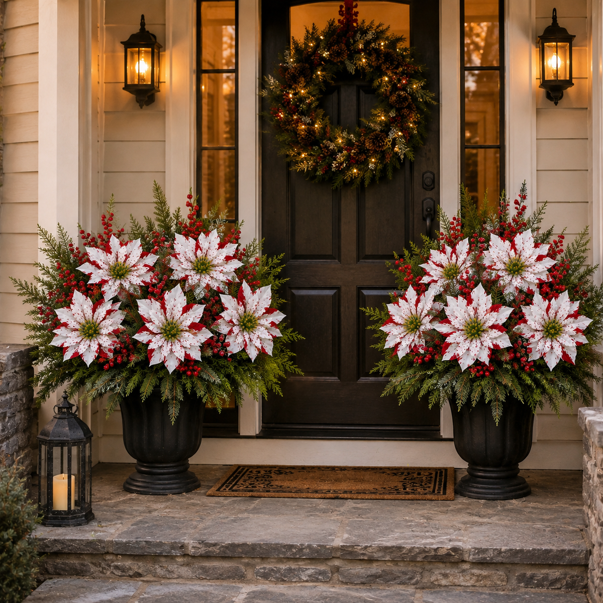 ❉Last Day 61% OFF🔥 Christmas Poinsettia Planter Inserts