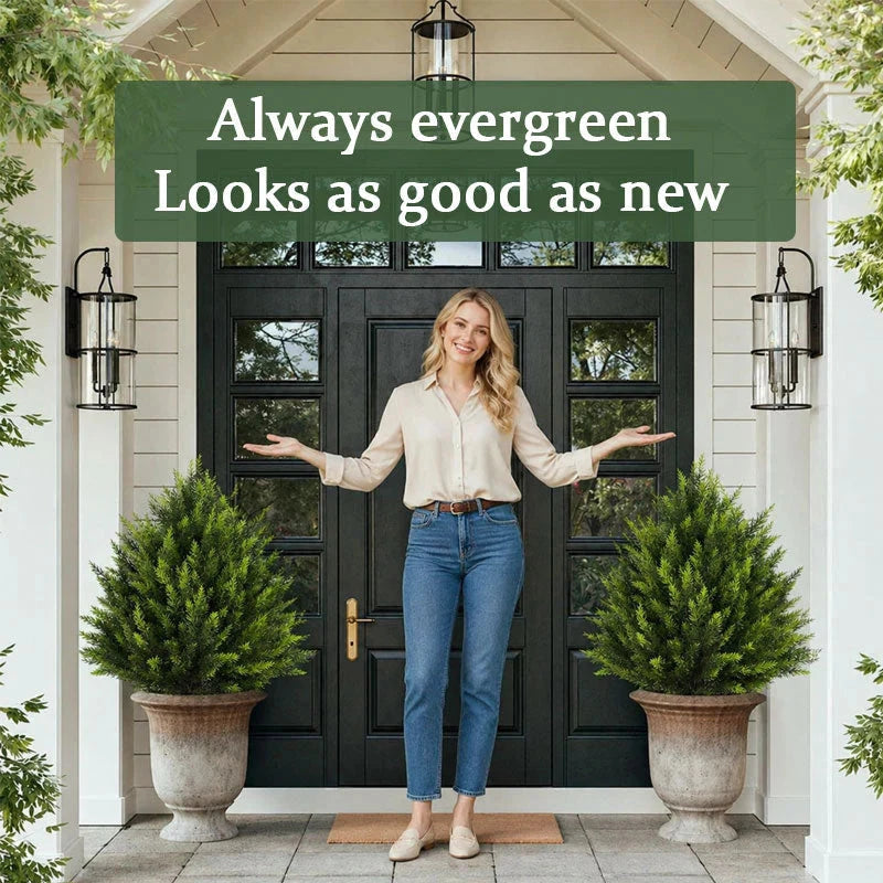 🔥 Last Day Sale Price | Artificial Cedar Landscape Tree – Porch & Gard – SunLife