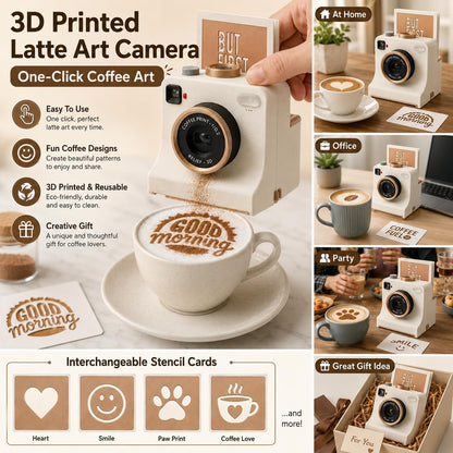 ☕ 🎨 Smart Latte Art Maker Camera Tool – Create Beautiful Latte Designs at Home