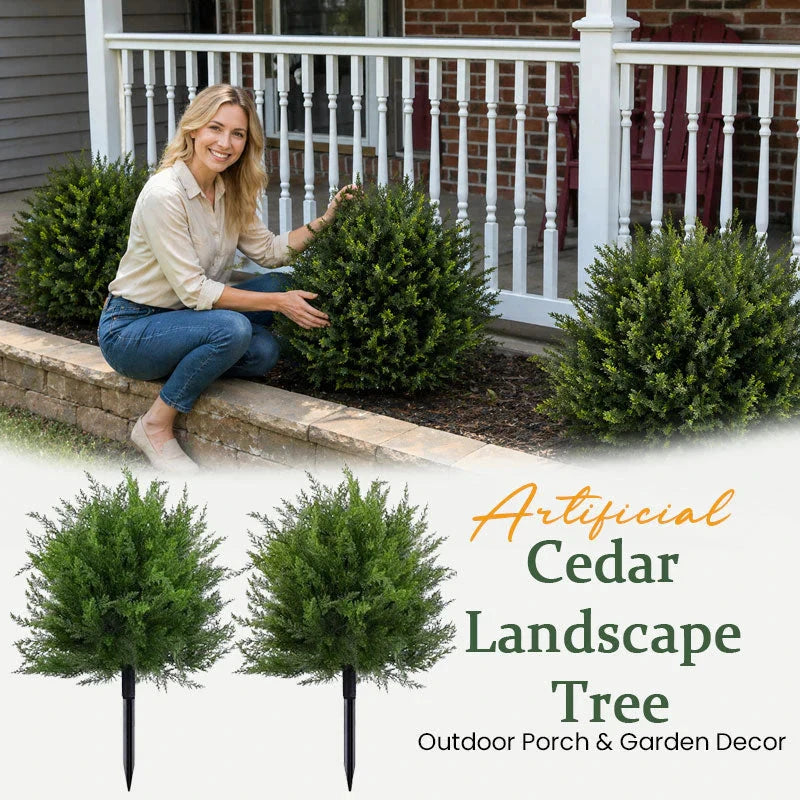 🔥 Last Day Sale Price | Artificial Cedar Landscape Tree – Porch & Gard – SunLife