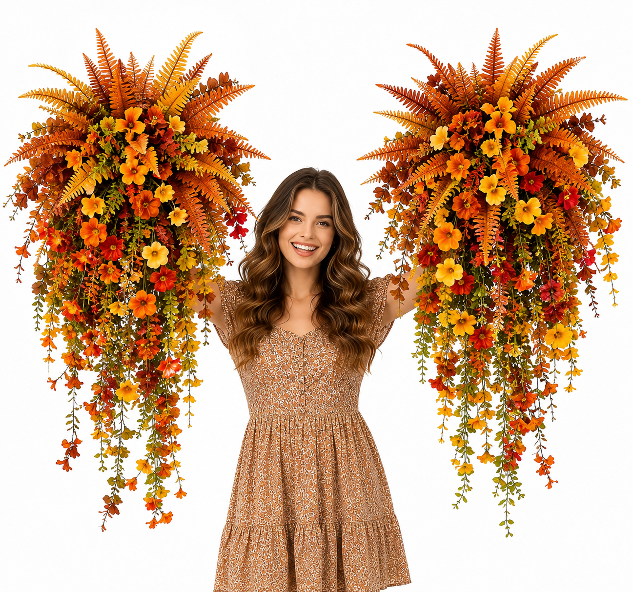 The Easiest Way To Create A Cozy Fall Porch 🍁Realistic Autumn Hanging Basket