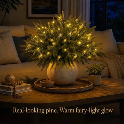 🔥Last Day 50% OFF🎄Enchanted Evergreen Pine with Lights