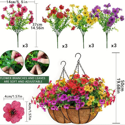 🔥UV Resistant Look Real Colorful Spring Flowers🔥