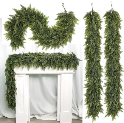 🎅HOT SALE 49% OFF⛄Artificial Cedar Garland🎄(6 FT)