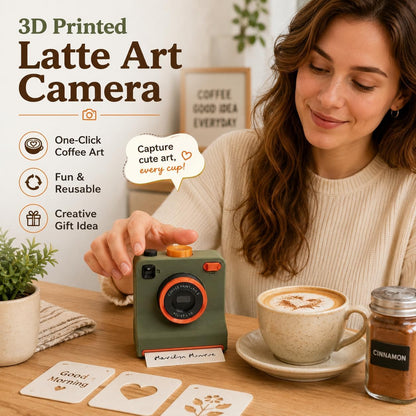☕ 🎨 Smart Latte Art Maker Camera Tool – Create Beautiful Latte Designs at Home