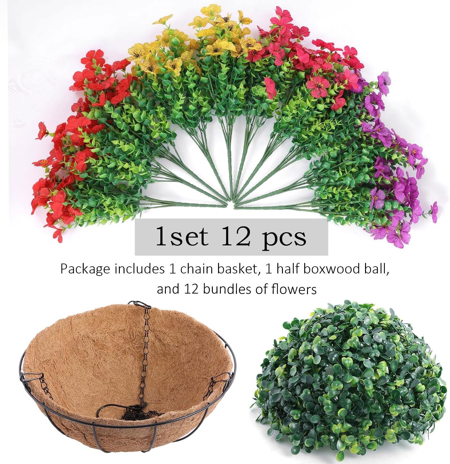 🔥UV Resistant Look Real Colorful Spring Flowers🔥