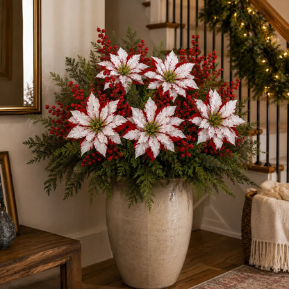 ❉Last Day 61% OFF🔥 Christmas Poinsettia Planter Inserts