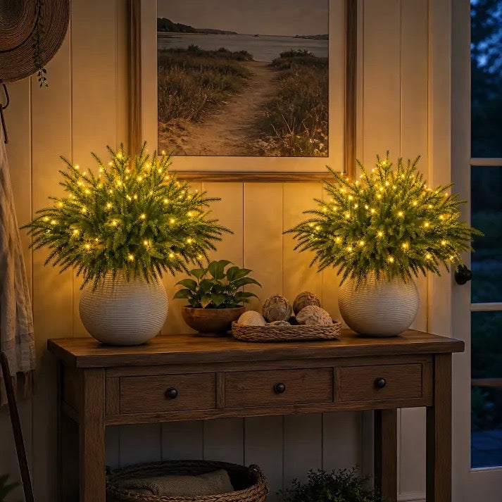 🔥Last Day 50% OFF🎄Enchanted Evergreen Pine with Lights