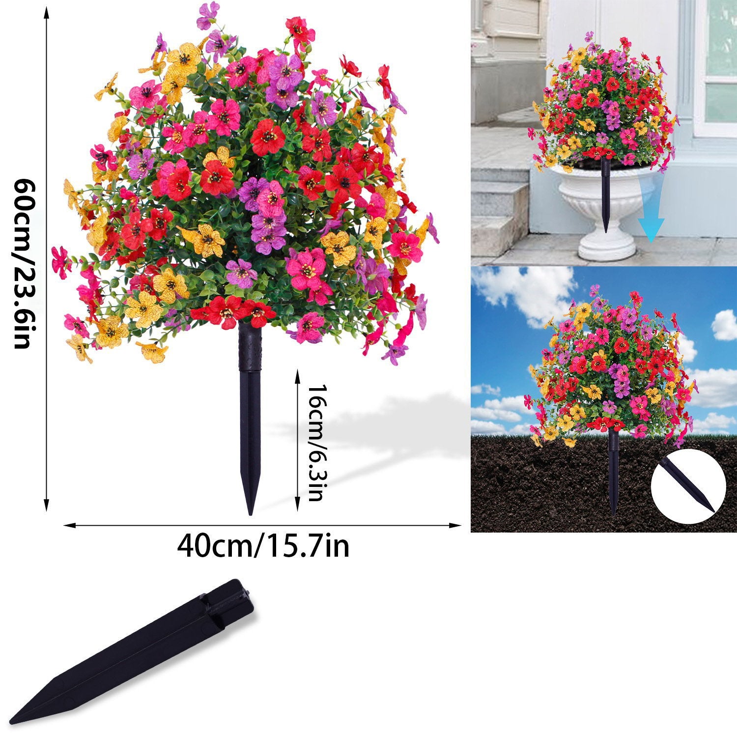 Last Day Promotion! 🔥Outdoor/Indoor UV Resistant & Waterproof Artificial Flower Decor