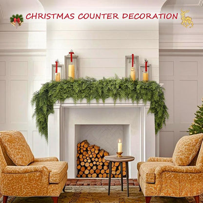 🎅HOT SALE 49% OFF⛄Artificial Cedar Garland🎄(6 FT)