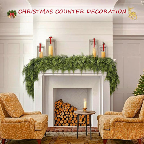 🎅HOT SALE 49% OFF⛄Artificial Cedar Garland🎄(6 FT)
